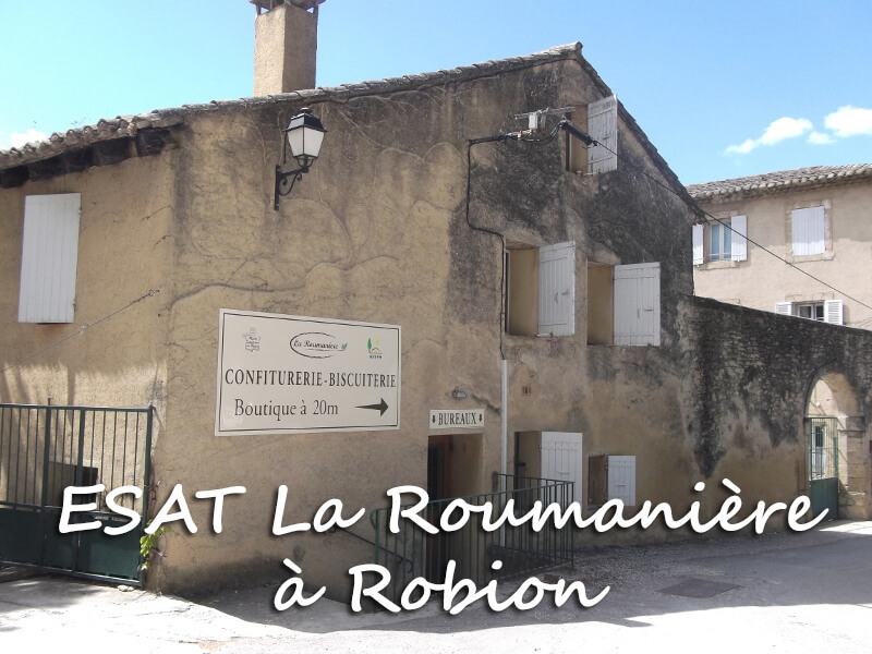 ESAT La Roumanière Confiture Robion